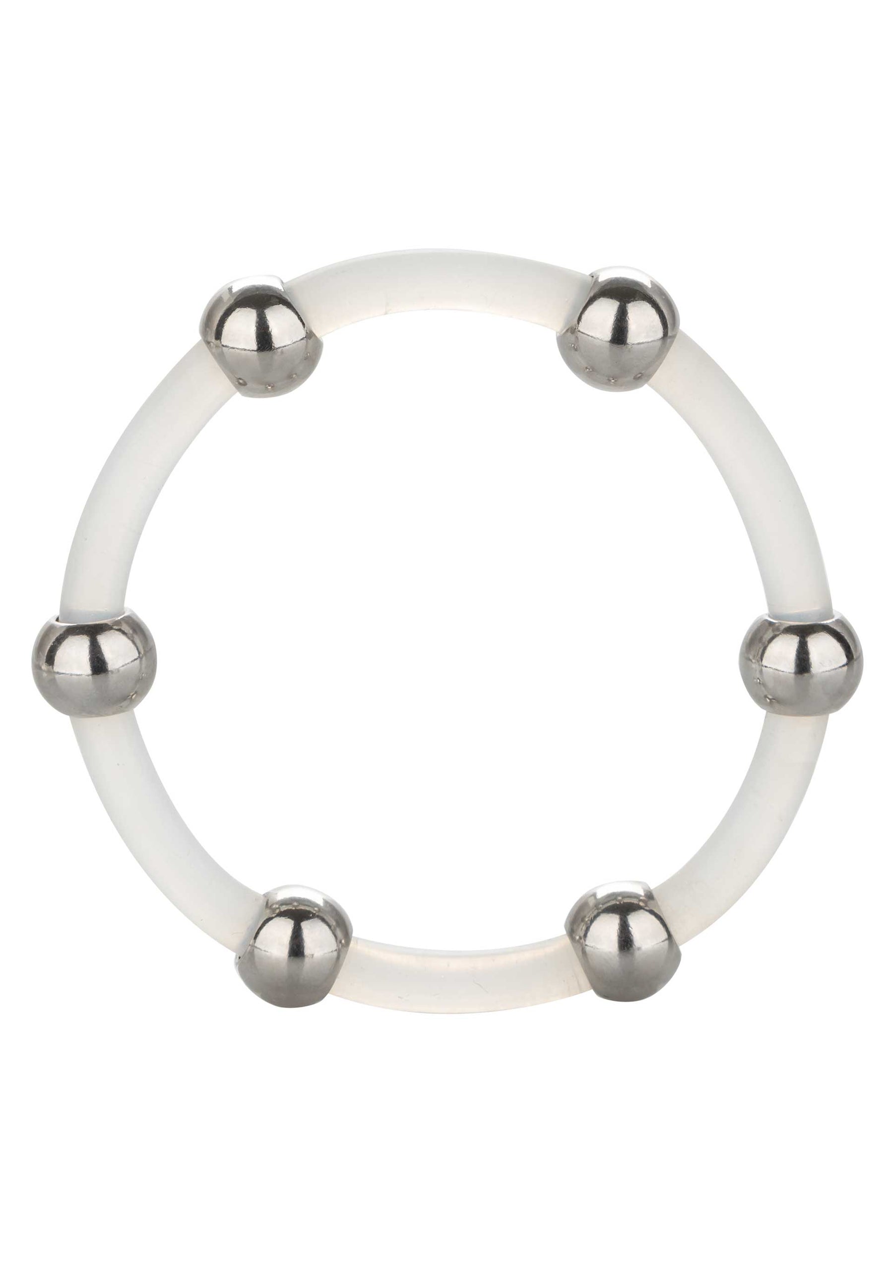 Steel Beaded Silicone Ring XL-erotic-world-munchen.myshopify.com