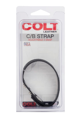 COLT Leather C/B Strap 3-snap
