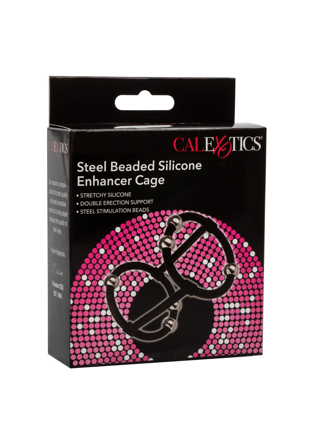Beaded Silicone Enhancer Cage