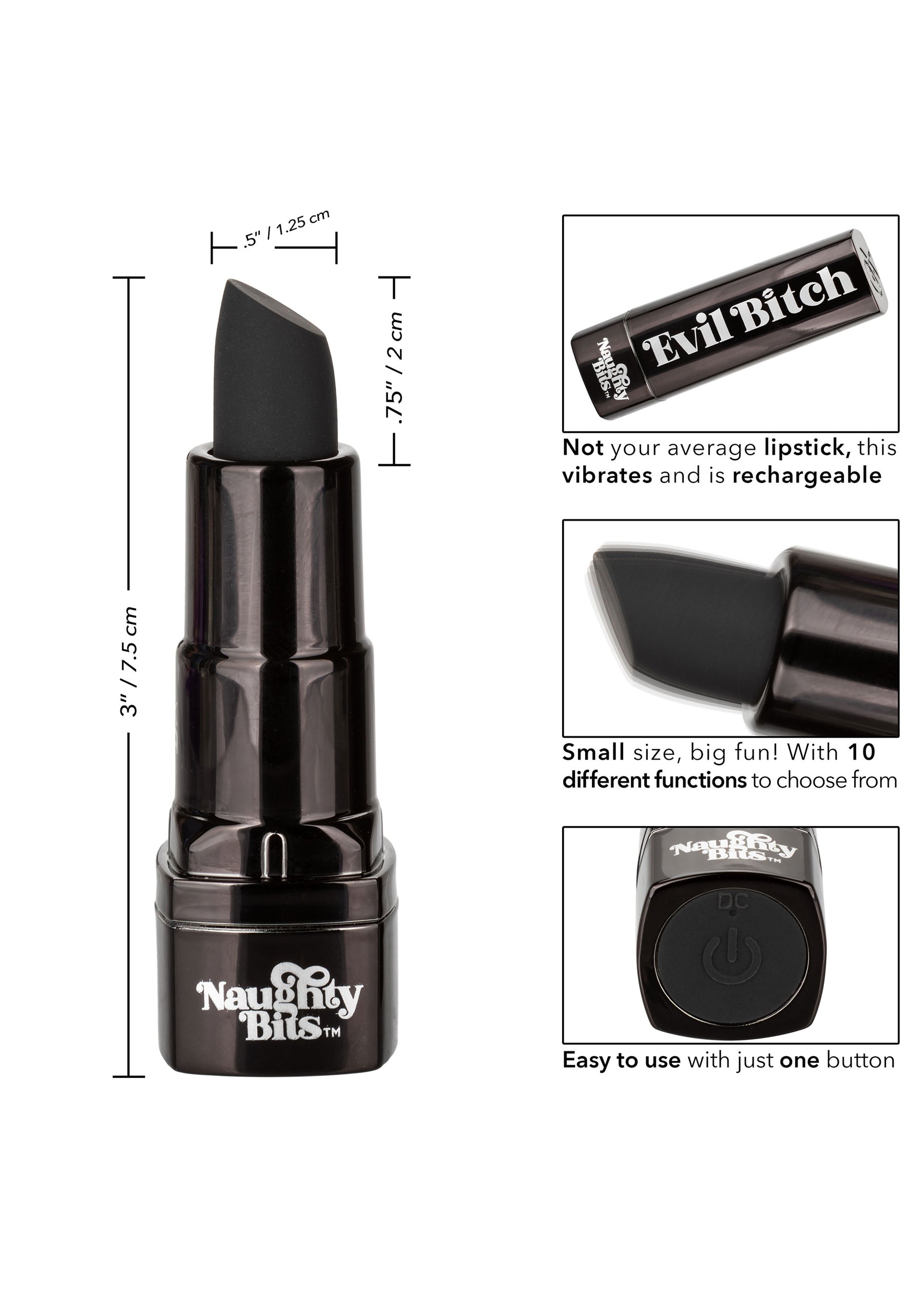 Evil Bitch Lipstick Vibrator