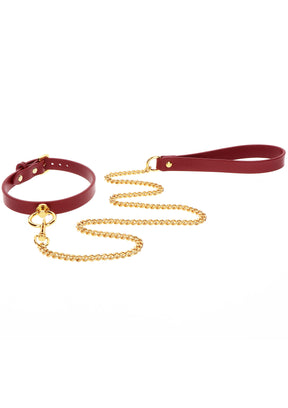 O-Ring Collar and Chain Leash-erotic-world-munchen.myshopify.com