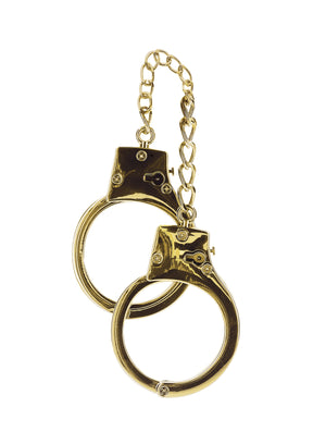 Gold Plated BDSM Handcuffs