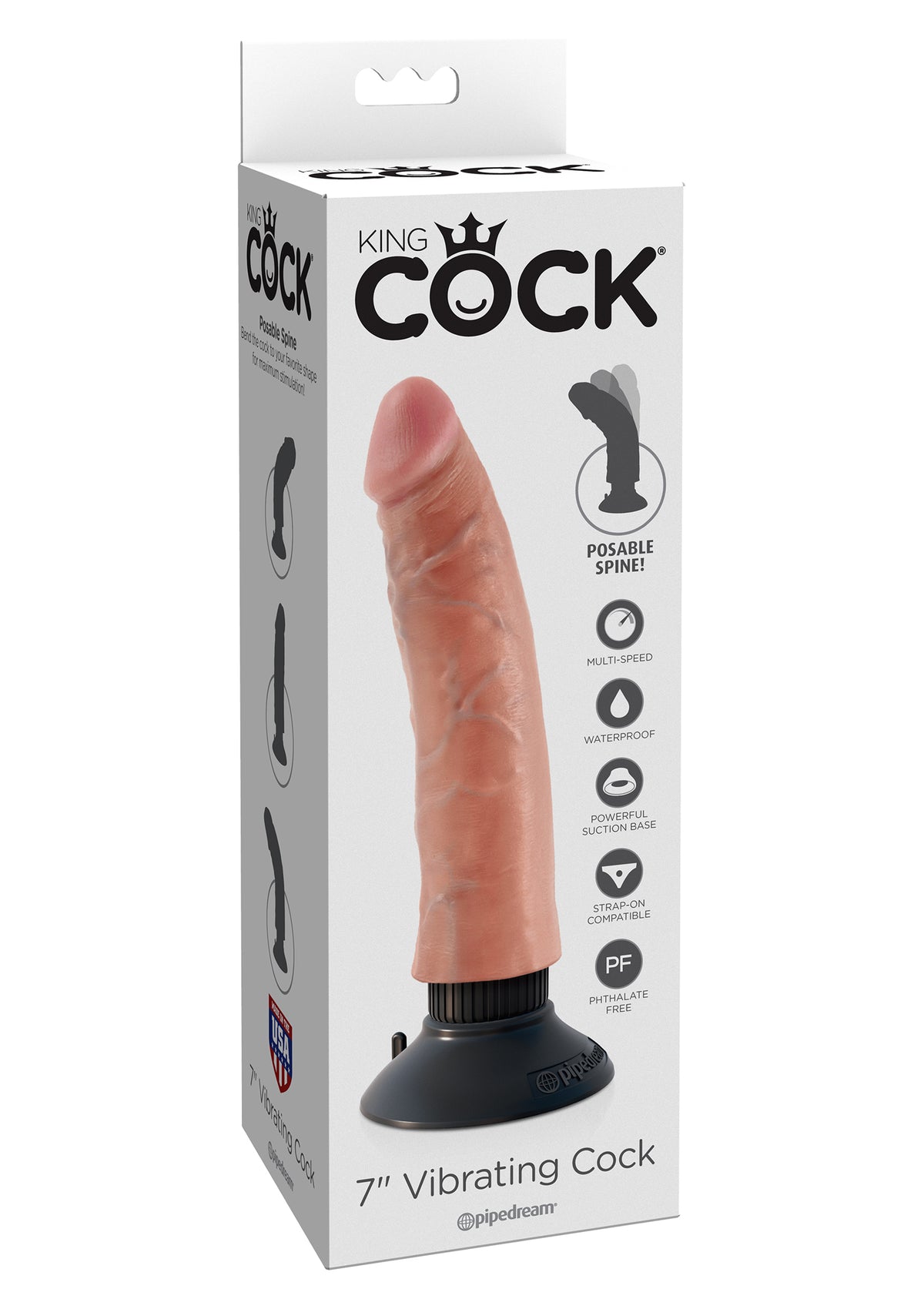 Vibrating Cock 7 Inch