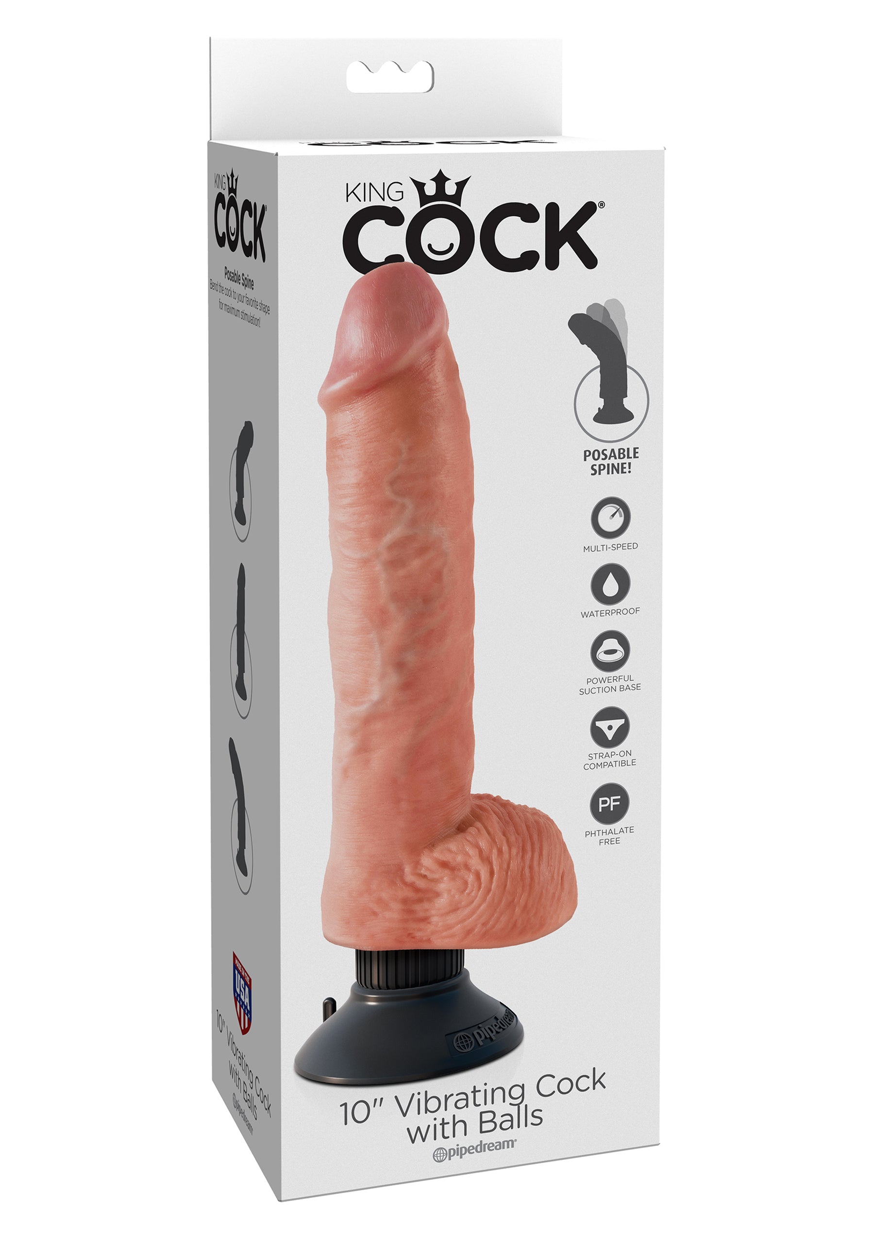 Cock with Balls 10 Inch-erotic-world-munchen.myshopify.com