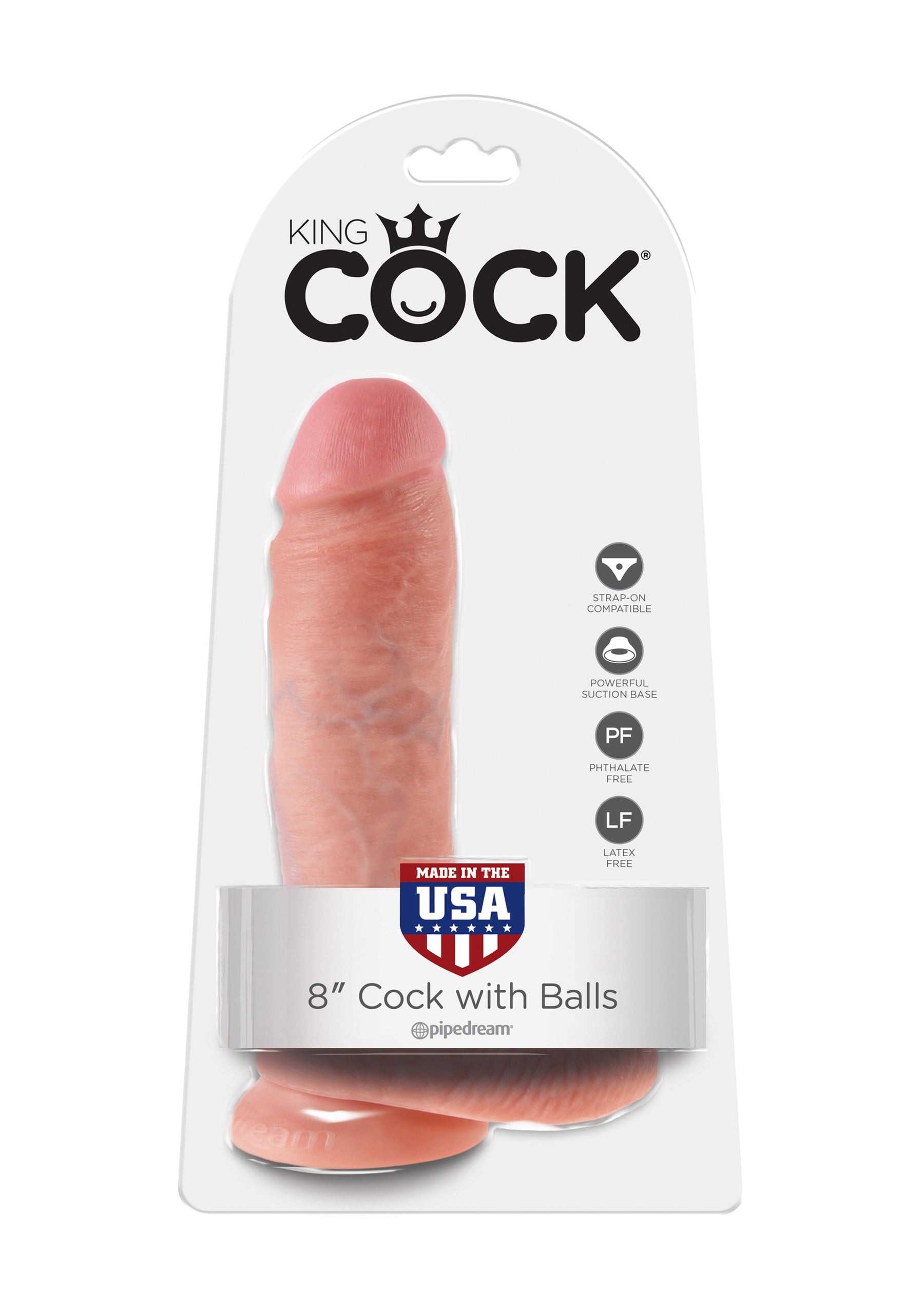 Cock 8 Inch with Balls-erotic-world-munchen.myshopify.com