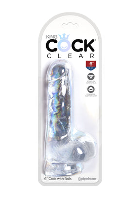 King Cock 6 Inch Cock with Balls-erotic-world-munchen.myshopify.com