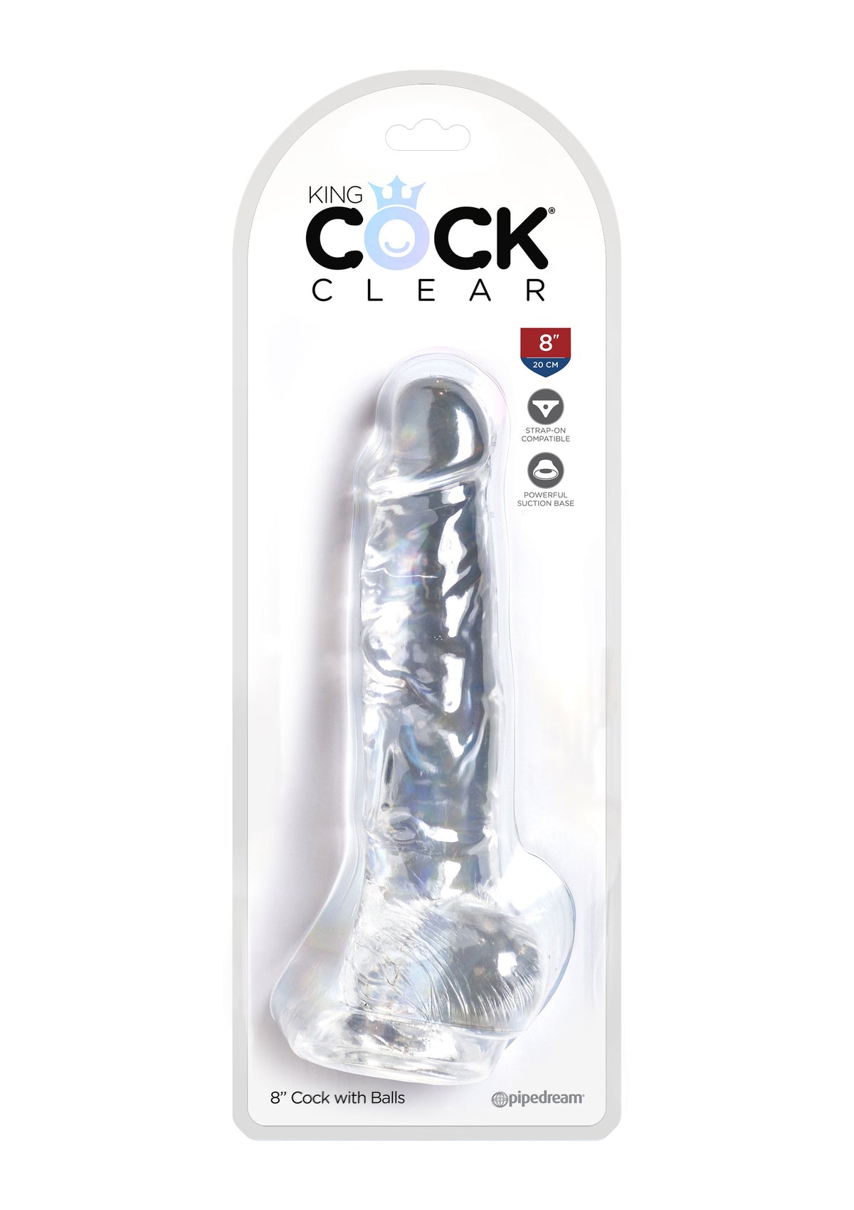 King Cock 8 Inch Cock with Balls-erotic-world-munchen.myshopify.com