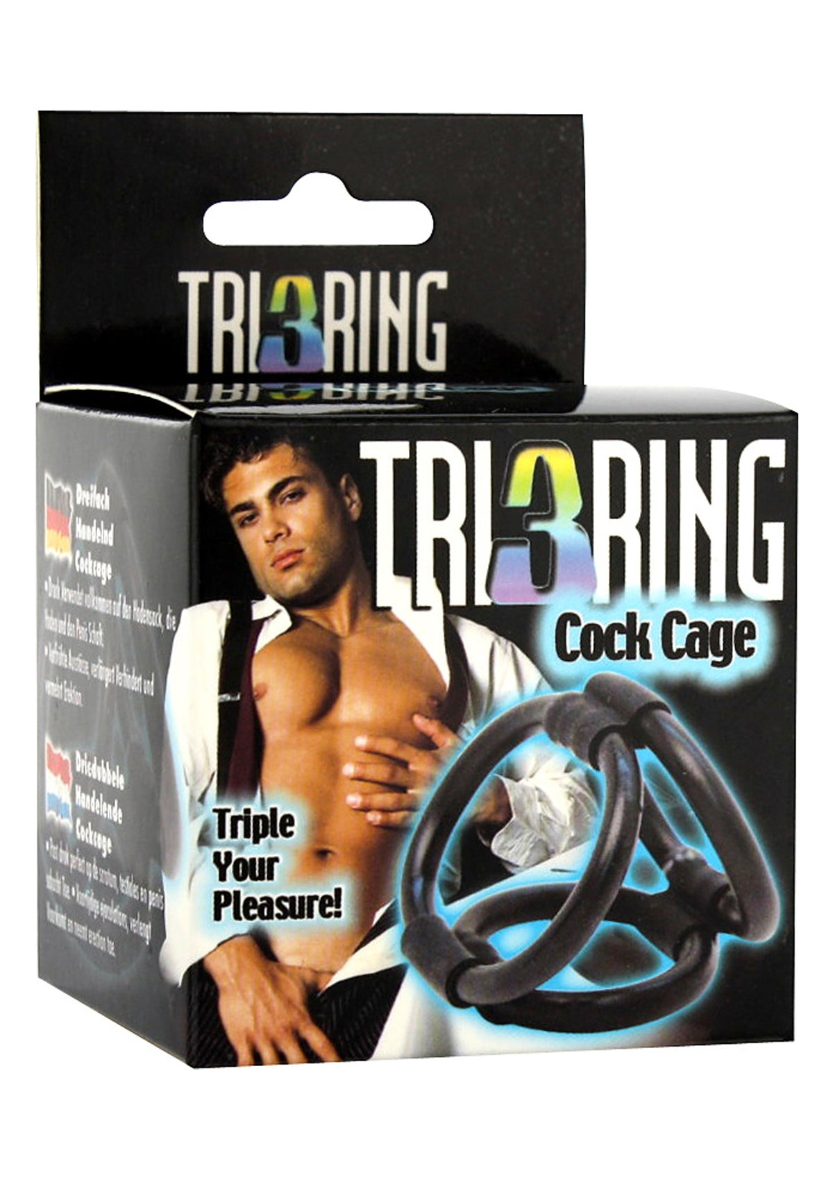 Tri Ring Cock Cage-erotic-world-munchen.myshopify.com