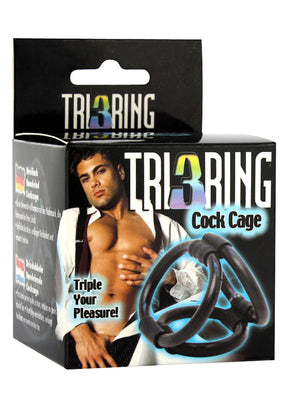 Tri Ring Cock Cage-erotic-world-munchen.myshopify.com