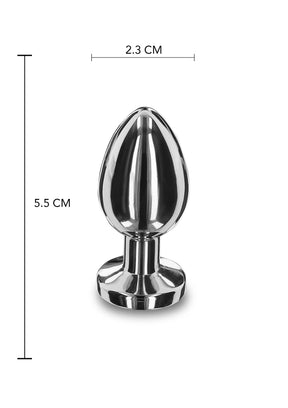 Weighted Steel Butt Plug - S