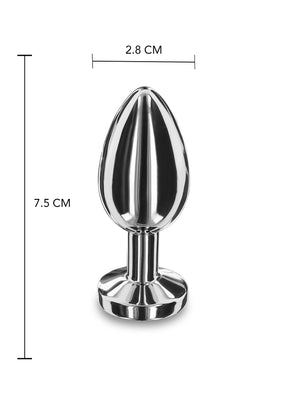 Weighted Steel Butt Plug - M