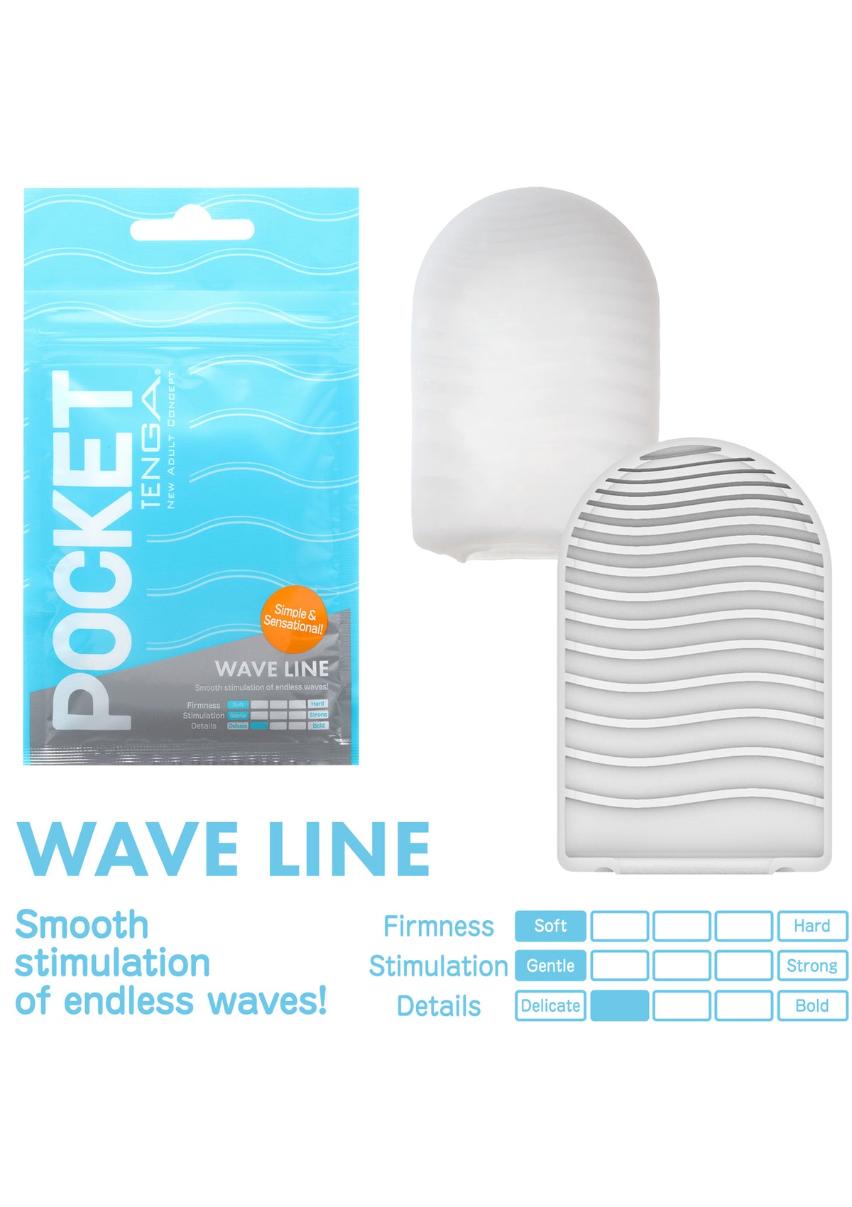 Tenga Pocket Wave Line