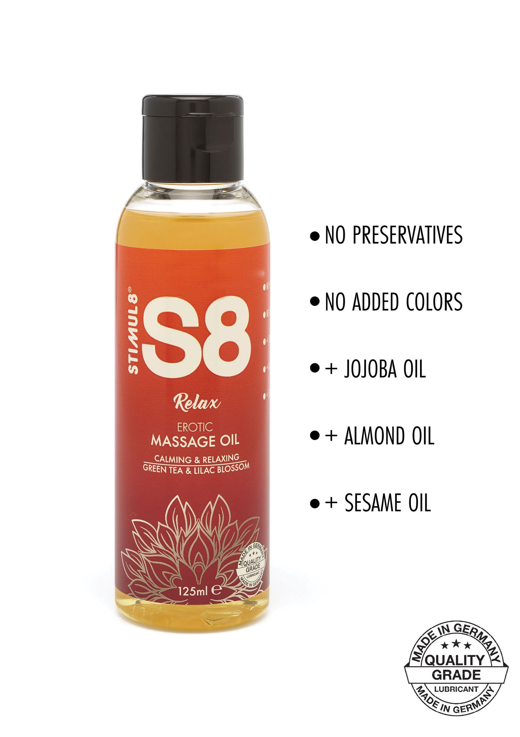 S8 Massage Oil 125ml-erotic-world-munchen.myshopify.com